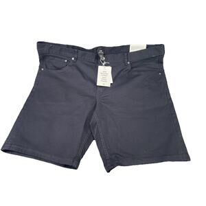 H&M Men’s Regular Fit Black Shorts Mid Lenght Standard Size 40 New With Tags